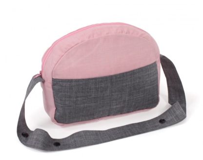 Poppen luiertas verzorgingstas met verschoonmat – luier tas roze - Afbeelding 2