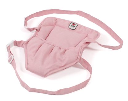 Poppen draagzak buikdrager lichtroze voor poppen maat 35 t/m 52 cm - Afbeelding 2