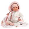 Llorens Poppenkleding 4 delig met omslagdeken Llorens voor pop 41 t/m 44 cm - Afbeelding 5