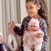 Llorens levensechte babypop soft body baby pop met geluid reiswieg en speen 42 cm - Afbeelding 7