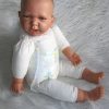 AD6 Levensechte Babypop soft body flexibel zonder kleding 53 cm - Afbeelding 19