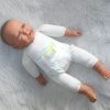 AD6 Levensechte Babypop soft body flexibel zonder kleding 53 cm - Afbeelding 21