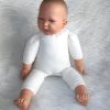 AD6 Levensechte Babypop soft body flexibel zonder kleding 53 cm - Afbeelding 8