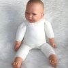 AD6 Levensechte Babypop soft body flexibel zonder kleding 53 cm - Afbeelding 11