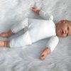 AD6 Levensechte Babypop soft body flexibel zonder kleding 53 cm - Afbeelding 16