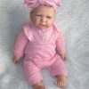 AD6a Levensechte Babypop soft body flexibel met kleding 53 cm - Afbeelding 16