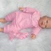 AD6a Levensechte Babypop soft body flexibel met kleding 53 cm - Afbeelding 13