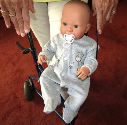 AD7j Levensechte Babypop soft body slaapogen kleding speen 52 cm - Afbeelding 3