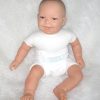 AD3e Levensechte Babypop soft body lachend bruine ogen speen 53 cm - Limited Edition - Afbeelding 15