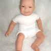 AD3e Levensechte Babypop soft body lachend bruine ogen speen 53 cm - Limited Edition - Afbeelding 8