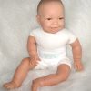 AD3e Levensechte Babypop soft body lachend bruine ogen speen 53 cm - Limited Edition - Afbeelding 14