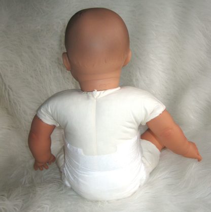 AD3d Levensechte Babypop soft body lachend bruine ogen 53 cm - Limited Edition - Afbeelding 5