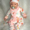 AD3i2 Levensechte Babypop soft body bruine ogen kleding speen 53 cm - Limited Edition - Afbeelding 11