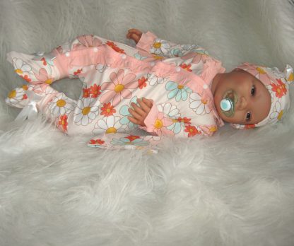 AD3i2 Levensechte Babypop soft body bruine ogen kleding speen 53 cm - Limited Edition - Afbeelding 26