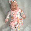 AD3i2 Levensechte Babypop soft body bruine ogen kleding speen 53 cm - Limited Edition - Afbeelding 3