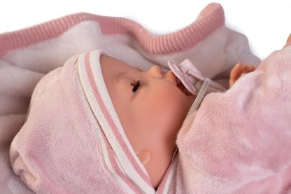 Antonio Juan pop babypop soft body slaapogen in kleding en speen 37 cm