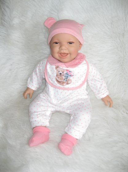 AD3i3 Levensechte Babypop soft body bruine ogen met kleding 53 cm - Limited Edition - Afbeelding 19