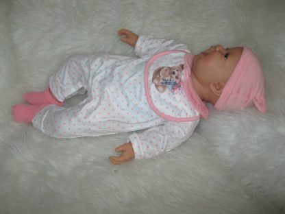 AD3i3 Levensechte Babypop soft body bruine ogen met kleding 53 cm - Limited Edition - Afbeelding 22