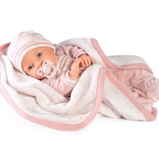 Antonio Juan pop babypop soft body slaapogen deken kleding en speen 37 cm