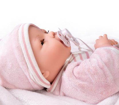 Antonio Juan pop babypop soft body slaapogen in kleding en speen 37 cm - Afbeelding 6