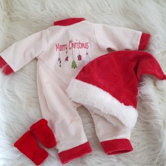 Llorens Poppenkleding 3 delig Llorens Kerst set voor pop 39 cm t/m 45 cm