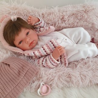Llorens levensechte babypop meisje full body 40cm met luxe set – Limited Edition