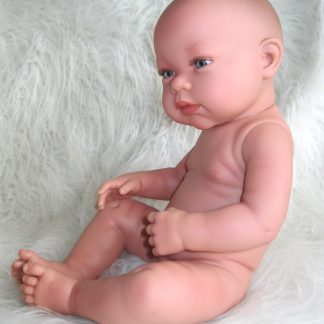 Llorens levensechte babypop fullbody jongen met kleding en speen 43 cm