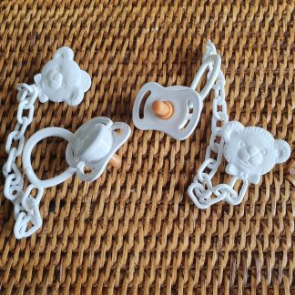 Speen 2 stuks Middel maat voor babypoppen - Let op : Zie omschrijving voor welke pop !