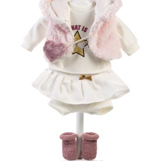 Llorens Poppenkleding 4 delig Llorens voor pop 38 t/m 42 cm